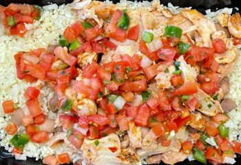 Burrito Bowl- CHICKEN w/ Cauliflower Rice (GF)