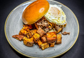 Steak Bomb Breakfast Sandwich